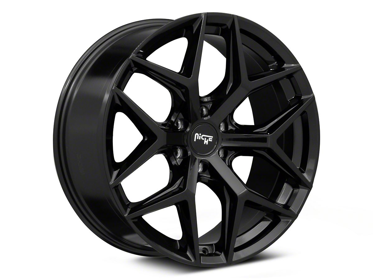 Niche F-150 Vice SUV Gloss Black 6-Lug Wheel; 22x9.5; 30mm Offset  