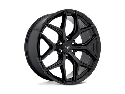 Niche Vice SUV Gloss Black 6-Lug Wheel; 24x10; 30mm Offset (15-20 F-150)