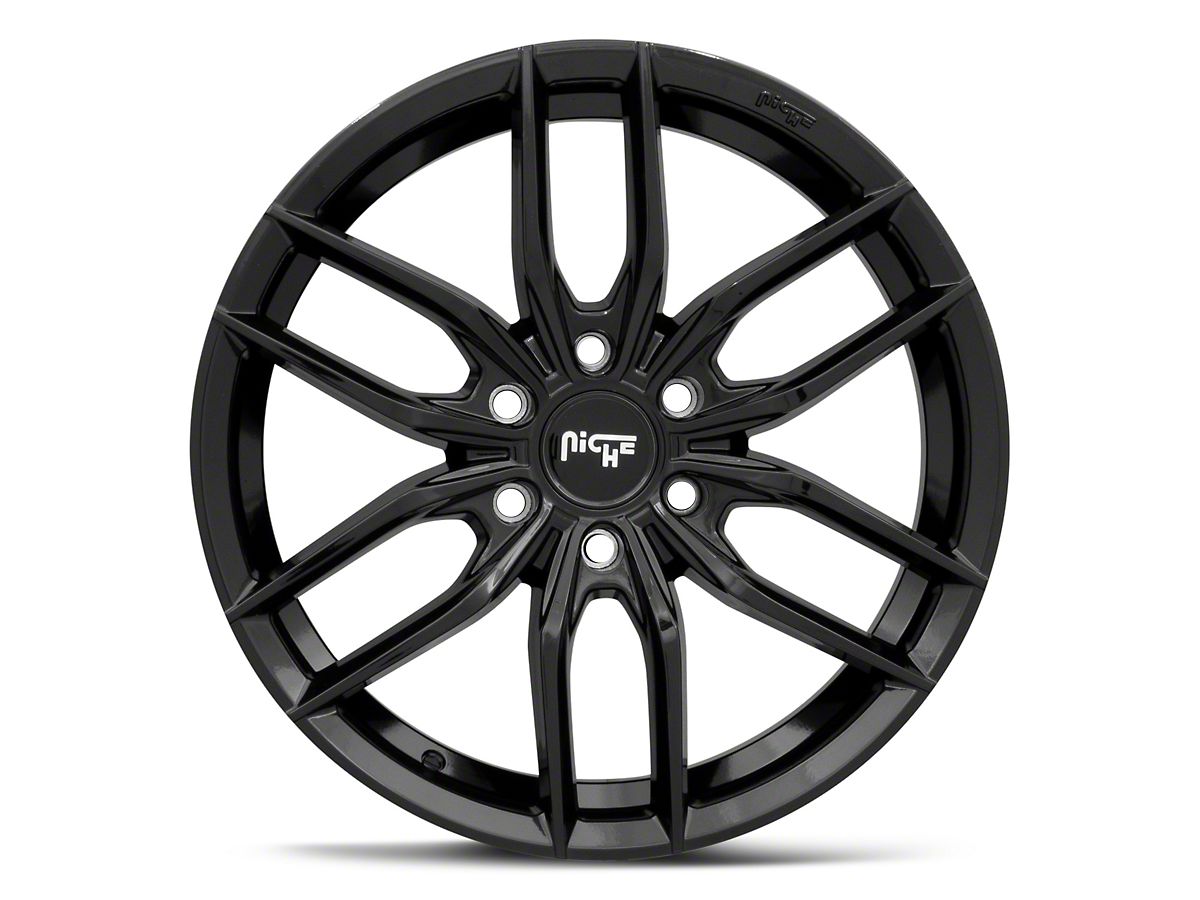 Niche F-150 Vosso Gloss Black 6-Lug Wheel; 22x9.5; 30mm Offset 