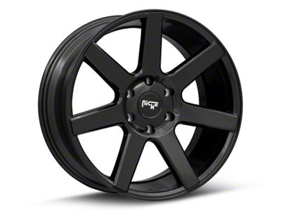Niche Future Gloss Black 6-Lug Wheel; 24x10; 20mm Offset (15-20 Yukon)