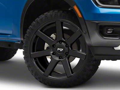 Niche Future Gloss Black 6-Lug Wheel; 24x10; 20mm Offset (24-25 Ranger)