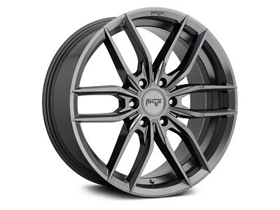 Niche Vosso Matte Anthracite 6-Lug Wheel; 20x9; 20mm Offset (24-25 Ranger)