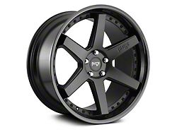 Niche Altair Gloss Black with Matte Black Lip 6-Lug Wheel; 22x10; 25mm Offset (99-06 Sierra 1500)