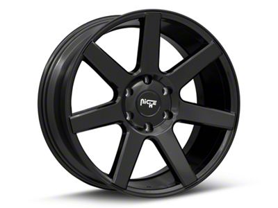Niche Future Gloss Black 6-Lug Wheel; 22x9.5; 19mm Offset (99-06 Sierra 1500)