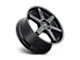 Niche Altair Gloss Black with Matte Black 5-Lug Wheel; 18x8.5; 45mm Offset (87-90 Dakota)