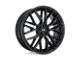 Niche Gamma Gloss Black 5-Lug Wheel; 24x10; 35mm Offset (87-90 Dakota)