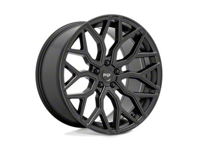Niche Mazzanti Matte Black 5-Lug Wheel; 22x10; 35mm Offset (87-90 Dakota)