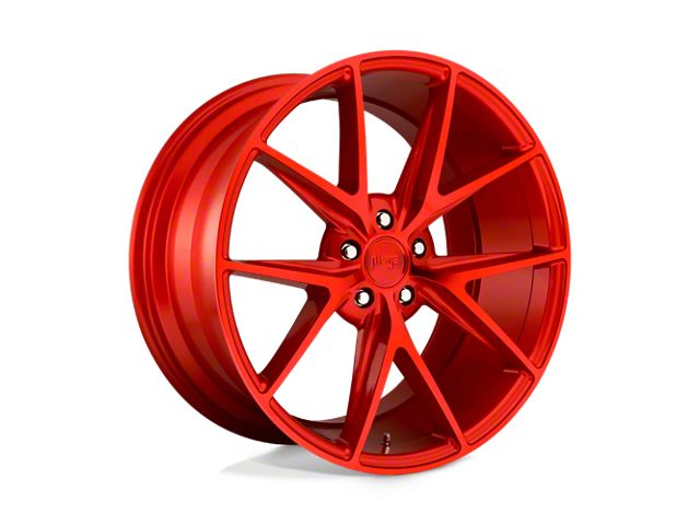 Niche Misano Candy Red 5-Lug Wheel; 18x8; 40mm Offset (87-90 Dakota)
