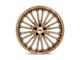 Niche Premio Bronze Brushed 5-Lug Wheel; 20x10.5; 40mm Offset (87-90 Dakota)