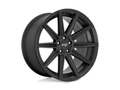 Niche Tifosi Matte Black 5-Lug Wheel; 20x10.5; 40mm Offset (87-90 Dakota)