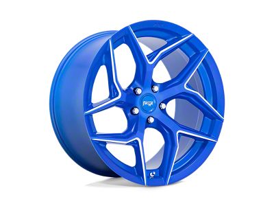 Niche Torsion Anodized Blue Milled 5-Lug Wheel; 20x10.5; 40mm Offset (87-90 Dakota)