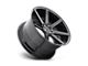 Niche Verona Gloss Black 5-Lug Wheel; 18x8; 40mm Offset (87-90 Dakota)