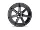 Niche Verona Gloss Black 5-Lug Wheel; 19x8.5; 35mm Offset (87-90 Dakota)