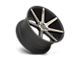 Niche Verona Matte Black Machined 5-Lug Wheel; 18x8; 40mm Offset (87-90 Dakota)