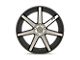 Niche Verona Matte Black Machined 5-Lug Wheel; 19x9.5; 35mm Offset (87-90 Dakota)