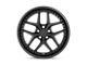 Niche Vice Gloss Black with Matte Black 5-Lug Wheel; 19x8.5; 35mm Offset (87-90 Dakota)