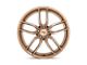 Niche Vosso Glossy Bronze Brushed 5-Lug Wheel; 18x8; 40mm Offset (87-90 Dakota)