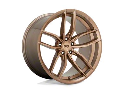 Niche Vosso Glossy Bronze Brushed 5-Lug Wheel; 19x8.5; 35mm Offset (87-90 Dakota)