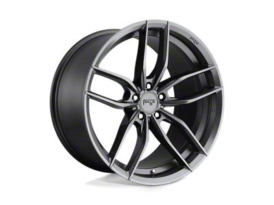 Niche Vosso Matte Anthracite 5-Lug Wheel; 17x8; 40mm Offset (87-90 Dakota)