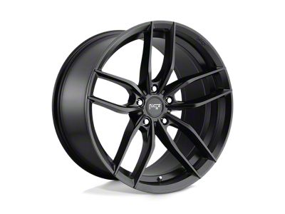 Niche Vosso Matte Black 5-Lug Wheel; 17x8; 40mm Offset (87-90 Dakota)