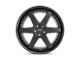 Niche Altair Gloss Black with Matte Black 6-Lug Wheel; 24x10; 30mm Offset (21-24 F-150)