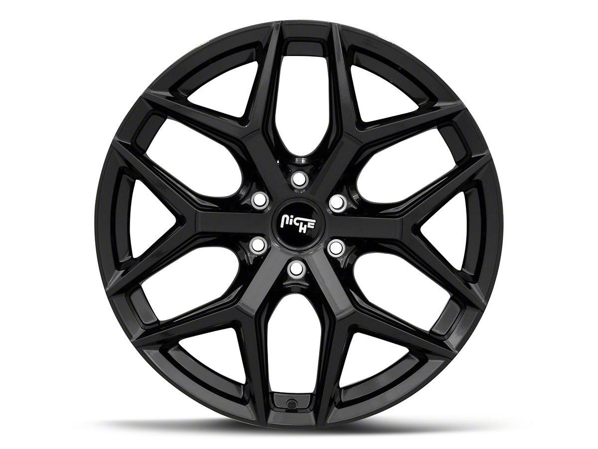 Niche F-150 Vice SUV Gloss Black 6-Lug Wheel; 22x9.5; 30mm Offset 
