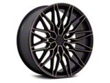 Niche Calabria 6 Matte Black Machined Dark Tint 6-Lug Wheel; 20x9.5; 30mm Offset (19-26 Sierra 1500)