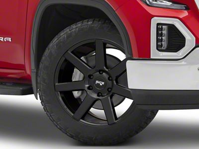 Niche Future Gloss Black 6-Lug Wheel; 24x10; 30mm Offset (19-25 Sierra 1500)