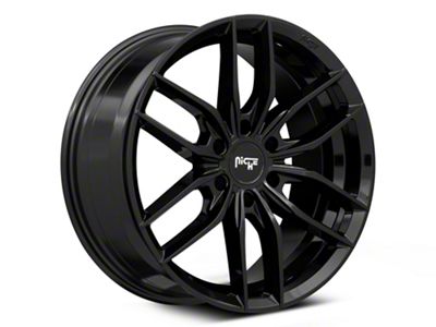 Niche Vosso Gloss Black 6-Lug Wheel; 22x9.5; 30mm Offset (21-25 Tahoe)