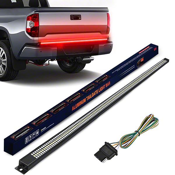 Nilight 48-Inch Tailgate LED Strip with Sequential Turn Signals (Universal; Some Adaptation May Be Required)