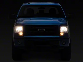 Lightning Style Headlight & Corner Light Kit For Ford F-150 F-250 1997-2004 – Clear Lens, Halogen, 4-Piece Set