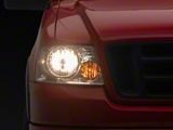 OE Style Headlights with Clear Corners; Chrome Housing; Clear Lens (04-08 F-150)