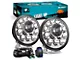 Nilight 5.70-Inch Round 5D Pro Night Vision LED Lights; Flood Beam (Universal; Some Adaptation May Be Required)