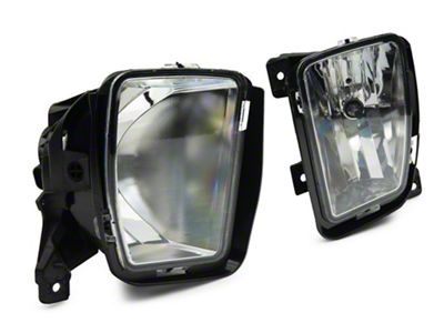 Fog Lights; Clear (13-18 RAM 1500, Excluding Rebel)