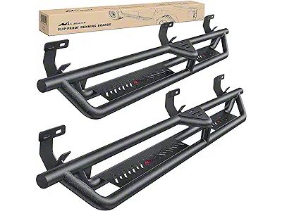 Nerf Side Step Bars; Black (09-18 RAM 1500 Quad Cab)