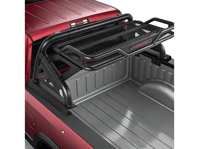 Nilight Truck Bed Chase Rack Roll Bar Cargo Carrier Basket; Black (02-24 RAM 1500 w/o RAM Box)