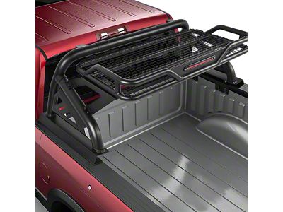Truck Bed Chase Rack Roll Bar Cargo Carrier Basket; Black (94-24 RAM 2500 w/o RAM Box)