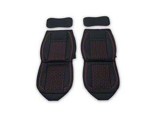 Anilemoto Black Waterproof Canvas Seat Covers For Dodge Ram 2500 (2003-2016) – 4-Piece Set
