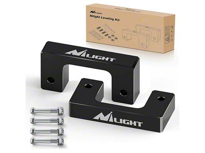 Nilight 1.50-Inch Front Leveling Kit (07-24 Sierra 1500, Excluding 14-24 Denali & AT4)