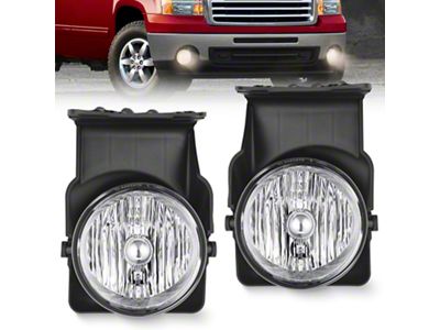 Nilight Fog Lights; Clear (03-06 Sierra 1500)