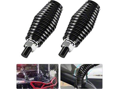 Nilight Heavy Duty Barrel Spring Mounting Base for Whip Light; Pair