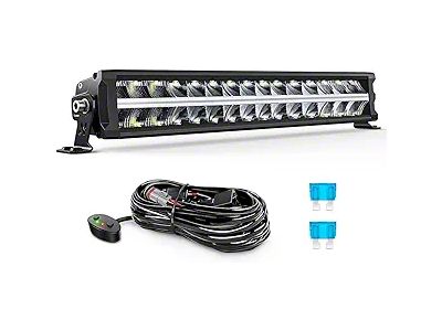 Nilight 16-Inch LED Light Bar with DRL; Anti-Glare Flood/Spot Combo Beam (Universal; Some Adaptation May Be Required)