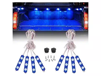 Nilight 24-LED Rock Lights; Blue (Universal; Some Adaptation May Be Required)