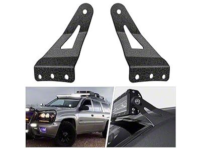 54-Inch Curved LED Light Bar Windshield Mounting Brackets (99-06 Silverado 1500)