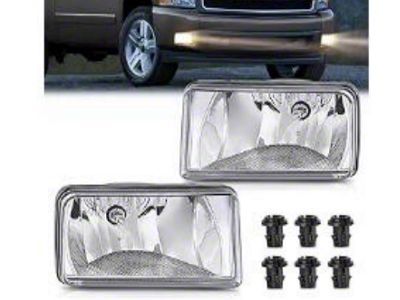 Nilight Fog Lights; Clear (07-15 Silverado 1500)