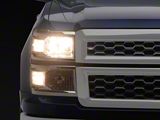 OE Style Headlights with Clear Corners; Chrome Housing; Clear Lens (14-15 Silverado 1500)