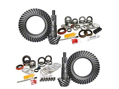 Nitro Gear & Axle 8.8-Inch Front/Super 8.8-Inch Rear Axle Ring and Pinion Gear Kit; 4.56 Gear Ratio (15-24 F-150)