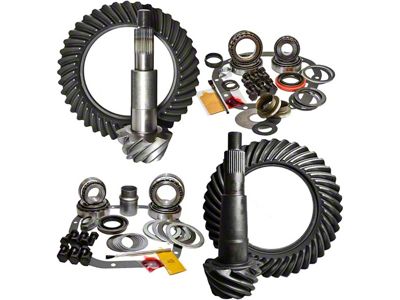 Nitro Gear & Axle Dana 60 Front Axle/Ford 10.50-Inch Rear Axle Ring and Pinion Gear Kit; 4.30 Gear Ratio (11-16 4WD F-250 Super Duty)