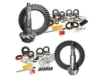 Nitro Gear & Axle Dana 60 Front Axle/Ford 10.50-Inch Rear Axle Ring and Pinion Gear Kit; 4.88 Gear Ratio (17-24 4WD F-250 Super Duty)