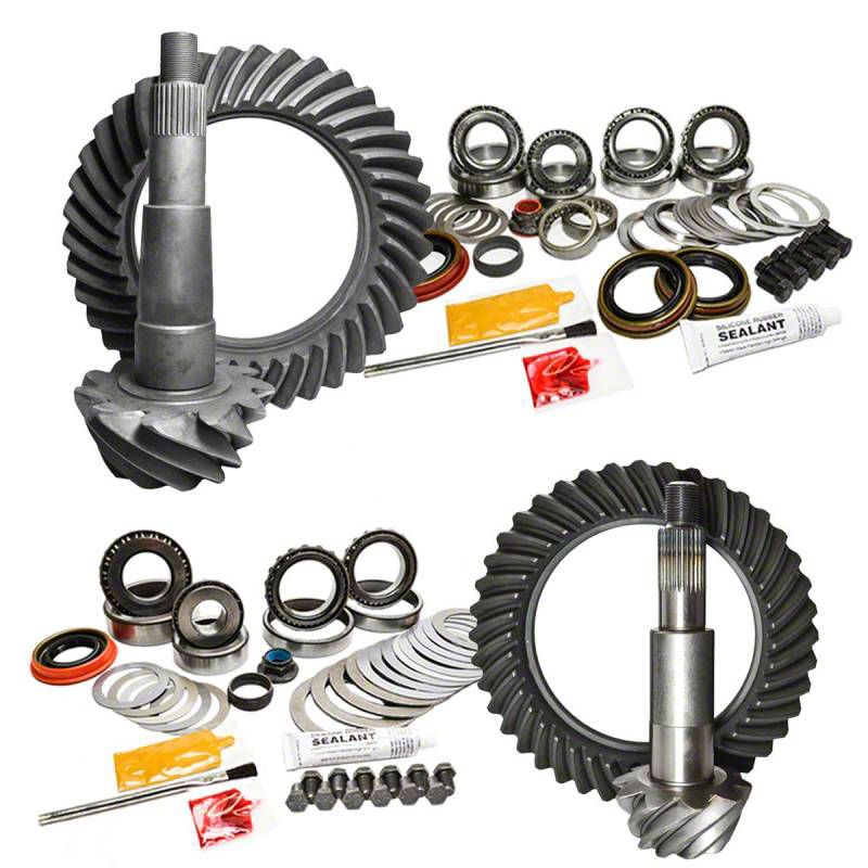 Nitro Gear Axle F 350 Super Duty Dana 60 Front Axle Ford 10.50 Inch Rear Axle Ring and Pinion Gear Kit 4.30 Gear Ratio GPSD17 4.30 105 17 24 4WD F 350 Super Duty SRW Free Shipping